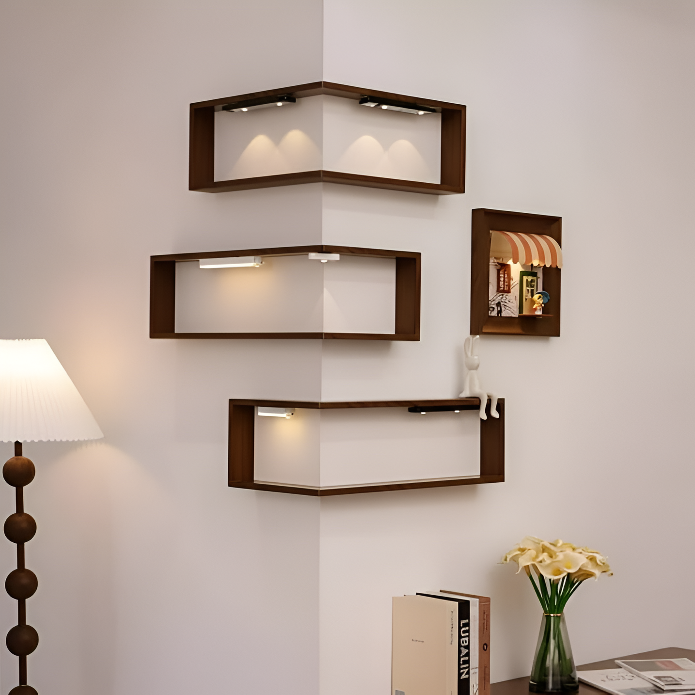 Smart Corner Shelves