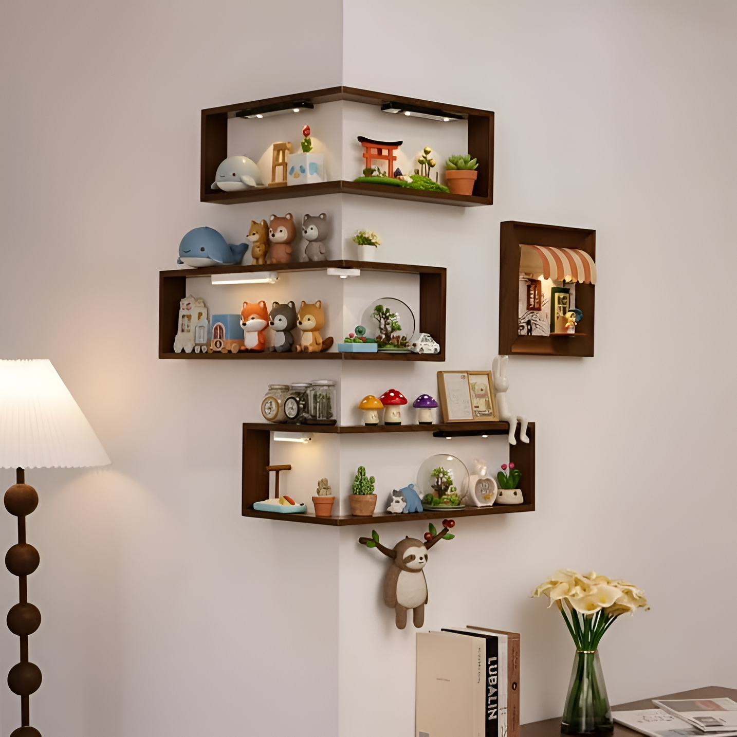 Smart Corner Shelves